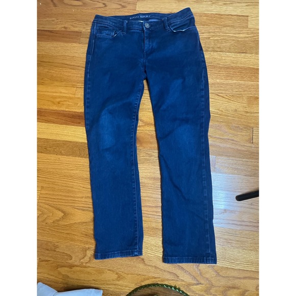 Banana Republic Dark Wash Denim Jeans Skinny Fit Everyday Casual Size 29 - Picture 1 of 6